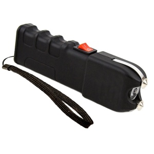Lanterna electrosoc, acumulator inclus, husa material textil, buton ON/OFF, negru - Img 3