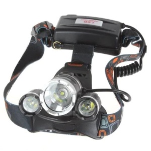 Lanterna frontal LED FOXMAG24, 2x Acumulatori, Zoom Cree 5W x 3, ABS - Img 3