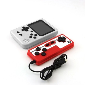 Mini consola portabila Rantime, 400 jocuri, 2 jucatori, Alb - Img 1