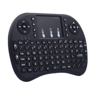 Mini Tastatura Mouse FOXMAG24® , iluminata i, 2.4G Wireless Keyboard cu mouse tip touchpad pentru Android Smart ,TV BOX, Console si calculator - Img 1