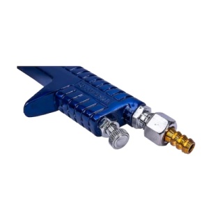 Pistol de vopsit cu aer comprimat, FOXMAG24, capacitate rezervor 125ml, diametrul duzei 1.2mm, albastru - Img 2