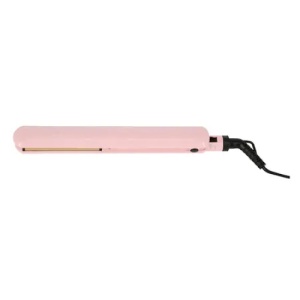 Placa de par, cu invelis ceramic, putere 35W, temperatura maxima 200°C, cu cablu rotativ, roz - Img 2