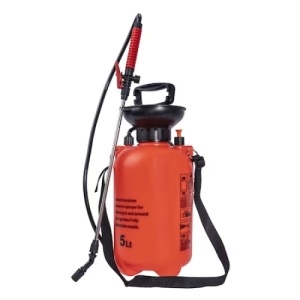 Pompa de stropit manuala tip vermorel, capacitate 5L, pentru gradina, pomi, legume, rosu - Img 1
