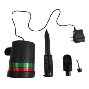 Proiector laser pentru exterior cu lumini rosii si verzi Deliny®, Efecte Lumina 3D, Rezistent La Temperaturi Scazute, Carcasa Negra - Img 4