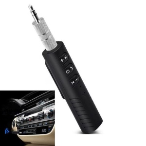 Receptor audio, conexiune Bluetooth, incarcare USB, control volum, on/off apel, mufa jack 3, 5mm, negru - Img 2