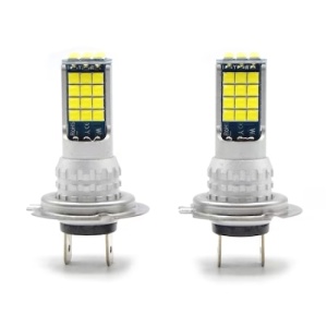 Set 2 becuri auto H4, putere 90W/bec, rezistente la apa, consum redus, durata mare de viata, argintiu - Img 1