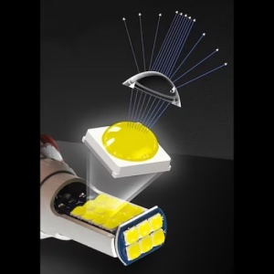 Set 2 becuri auto H4, putere 90W/bec, rezistente la apa, consum redus, durata mare de viata, argintiu - Img 3