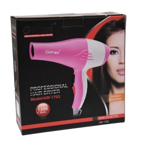 Uscator de par profesional, 1300 W, 3 setari temperatura si 2 de viteza, Roz, Gemei - GM1702 - Img 4