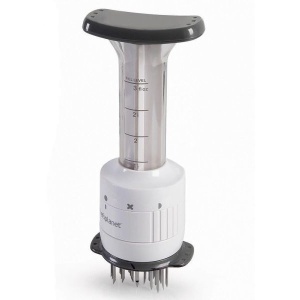 Aparat de fragezit friptura cu injector de sos sau condimente, Alb - Img 2