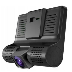 Camera auto DVR, Quidux Q300, ecran 4", 1080p, 170 grade, senzor G, Negru - Img 1