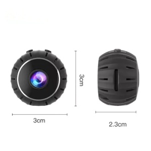 Camera de supraveghere mini, interfata Wi-Fi, IP wireless, Full HD, dimensiune 35 x 23 x 35 mm, negru - Img 3
