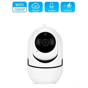 Camera IP WiFi, rotativa la 360°, Full HD, Night Vision, notificari telefonice, alb - Img 3