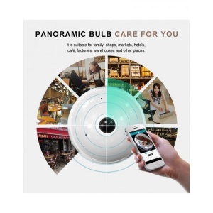 Camera spion 360 grade tip bec HD IP Wireless, unghi 360 grade, urmarire Live - Img 3