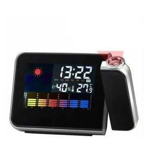 Ceas cu calendar, alarma si proiecte tip LED DS-8190, alarma, LCD, ecran color PRO - Img 1