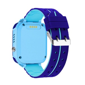 Ceas smartwatch pentru copii, functie de localizare GPS, apeluri telefonice si video, istoric traseu, joc matematic, albastru - Img 3
