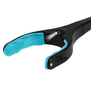 Cleste pentru prindere obiecte, extensibil, cu maner antialunecare, pliabil, bec LED pentru iluminarea obiectului prins, magnet pe exteriorul clestelui, negru/albastru - Img 4