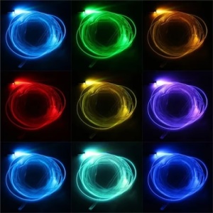 Kit led cu 5 lumini, FOXMAG24, cu alimentare USB, conectivitate wireless, compatibil cu android si IOS, 8m, multicolor - Img 3