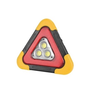 Lanterna, FOXMAG24, Multifunctionala, Forma de Triunghi, 3 LED-uri, Waterproof, Negru - Img 2