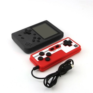 Mini consola portabila Rantime, 400 jocuri, 2 jucatori, Negru - Img 1