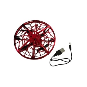 Mini drona FOXMAG24, OZN, incarcare USB, senzori infrarosu, ABS, rosu - Img 4
