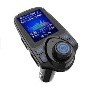 Modulator FM Bluetooth 4.0 Auto FOXMAG24®, Transmitator AUX USB Display Color 1.8" MP3 Player Android iOS - Img 1