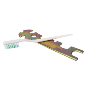 Pistol de vopsit cu aer comprimat, FOXMAG24, capacitate rezervor 125ml, diametrul duzei 1.2mm, albastru - Img 3