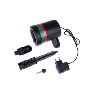 Proiector Laser FOXMAG24 pentru exterior, Instalare in Sol, IP44, 100-240V, Lumina Verde/Rosu, Modern, Negru - Img 2