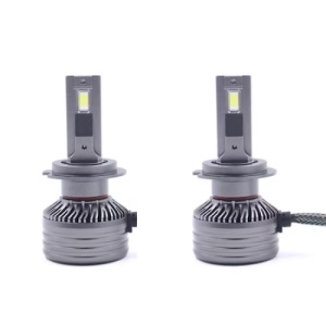 Set 2 becuri LED F9A, 150W, Canbus, 21000Lm, fara eroare, tehnologie LED High Power SMD, argintiu - Img 1