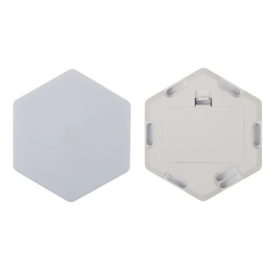 Set 3 spoturi hexagonale LED cu telecomanda, putere 1W per bucata, autoadeziv, dimensiuni 84 x 74 x 27 mm, alb - Img 6