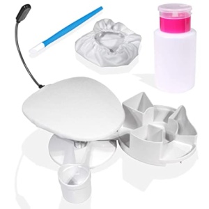 Set suport de sprijin pentru maini, FOXMAG24, capac sanitar, lumina led flexibila, 5 piese - Img 2