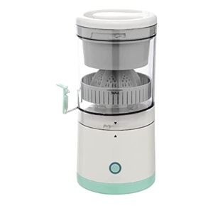 Storcator de citrice, cu incarcare USB, fara fir, din ABS non-toxic, portabil, cu incarcare rapida, alb - Img 1