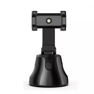 Suport rotativ automat OZ™, pentru telefon cu functie de urmarire automata a miscarii, ideal pentru Vlogging, Video Conferinte, Selfie, negru - Img 1