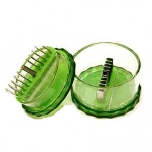 Tocator usturoi, Garlic Pro, cu 10 lame din otel - Img 1