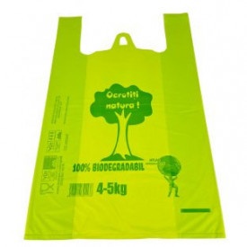 Set 250 Sacose Biodeg Tip Maieu 4-5 kg ( 50 pungi/ set x 5 set ) - verde deschis