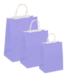 Pungi albe, colorate 100% lila - 25X14X30 - 100 buc