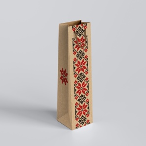 25 buc Pungi hartie vin traditional, maner snur - 11x10x38cm