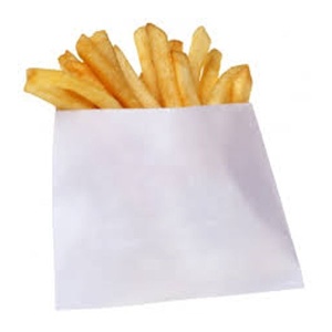 Punga hartie alba gogosi, sandwich, cartofi prajiti - 19x6x35cm - 1000 buc. - Img 2