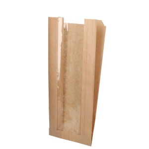 Punga cu fereastra paine rotunda - Sandwich' 10x6x23cm(f=4cm) - 1000 buc. - Img 2