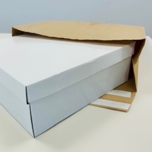 200 buc Plic din hartie kraft 100gr, 5 dimensiuni disponibile - 35x54+14 + flap 