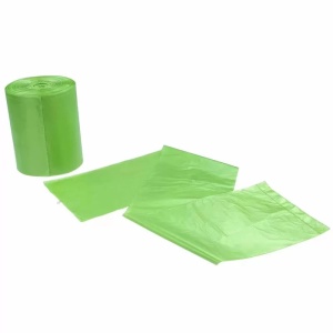 Set 250 Pungi Biodeg legume fructe fara maner 3-4 kg - verde deschis - Img 1