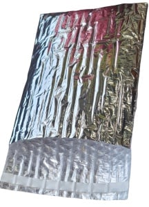 10 buc pungi termice cu bule pentru sandwich si doze bauturi 170 x 270 + 50 - Img 2