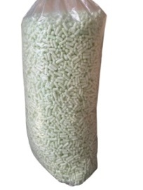 500 L Pufuleți / Fulgi de Ambalare Biodegradabili - lime