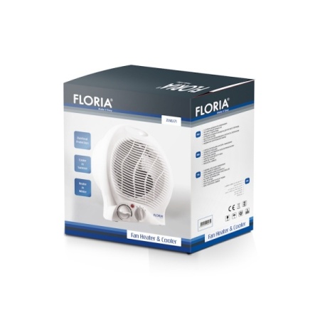 Aeroterma Floria ZLN-6171 - 2000W, 2 trepte incalzire + ventilare, termostat reglabil, protectie supraincalzire - Img 2