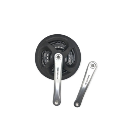 Angrenaj pedalier Bicicleta Shimano 170mm 24x34x42T - Img 2