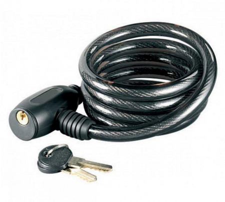 Antifurt lung cu cheie bicicleta 12mm x 6.3mm x 120cm