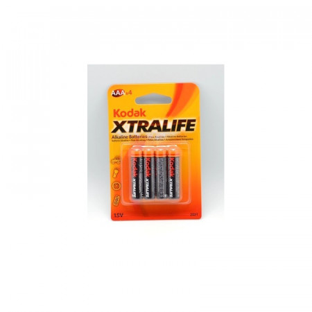 Baterii Alkaline Kodak Xtralife R3 AAA , 4 buc / set