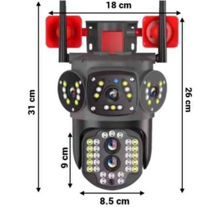 Camera de supraveghere 4G ZY-A4H-L-4G - Img 2