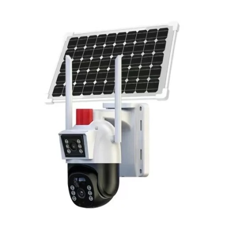 Cameră de Supraveghere Solară AI HD SPM-T Series, 4K, Pan Tilt 360°, Audio Bidirecțional, Viziune Nocturnă (model t11-wifi)