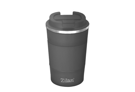 Cana de cafea Zilan ZLN9923 termos, capacitate 510ml, interior din inox, pereti dublii, gri