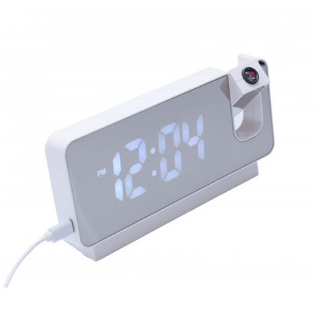 Ceas digital cu LED alb si proiectie S282A - Img 3